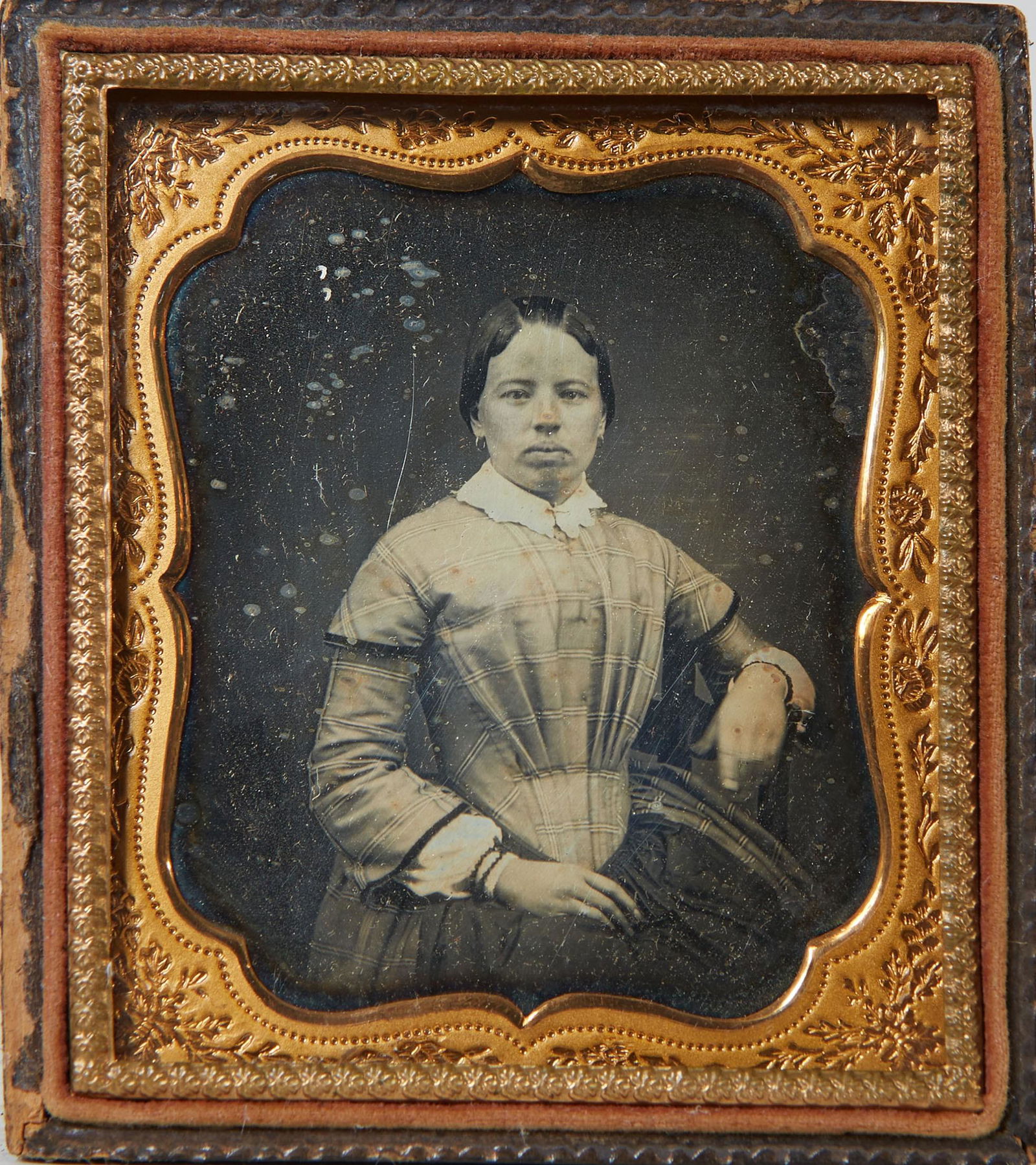 Ninth Plate Daguerreotype Of A Free African American Woman Of