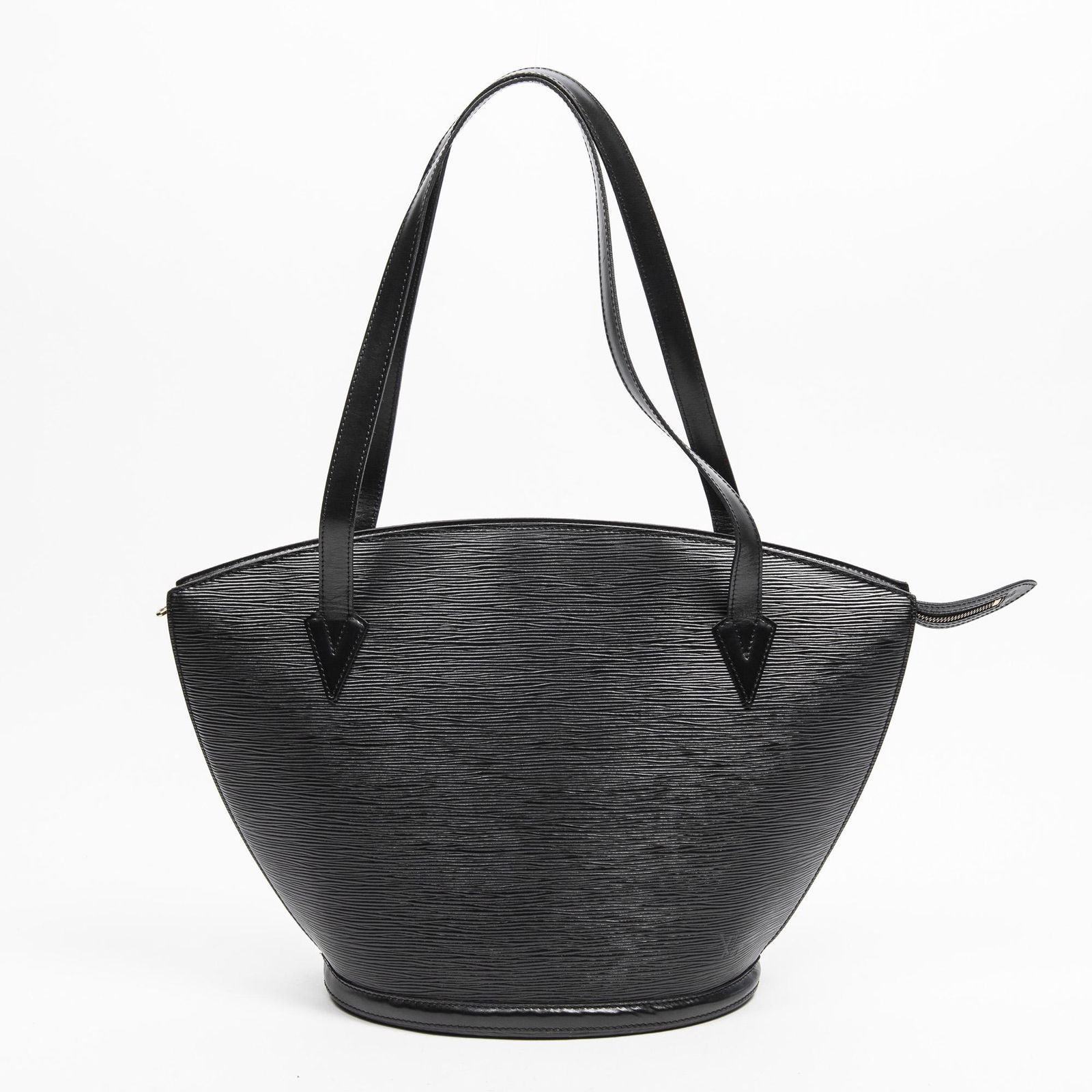 Louis Vuitton St. Jacques Shopping GM Shoulder bag, in black Epi leather, with shoulder straps, top (1 of 7)