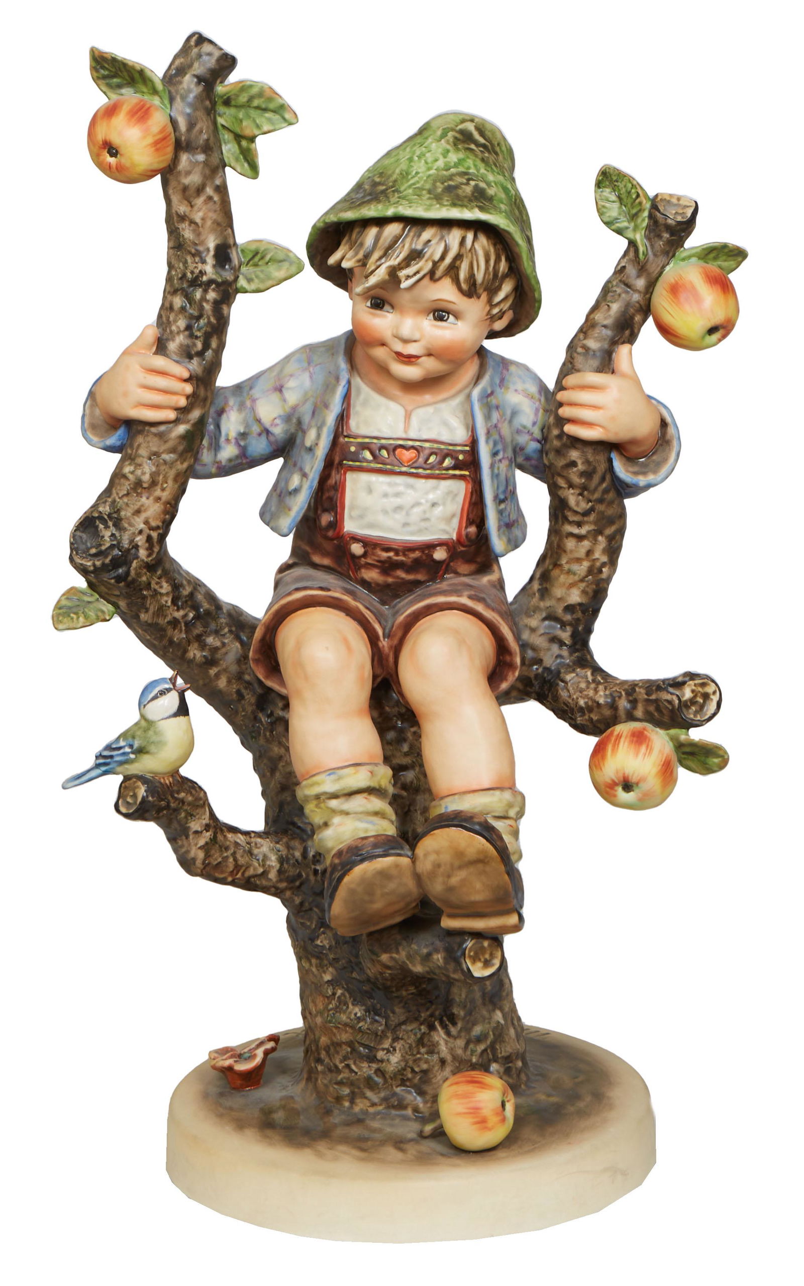 Large Hummel Goebel, "Apple Tree Boy," c. 1985, store display figure, H.- 32 1/2 in., W.- 18 1/2 (1 of 5)
