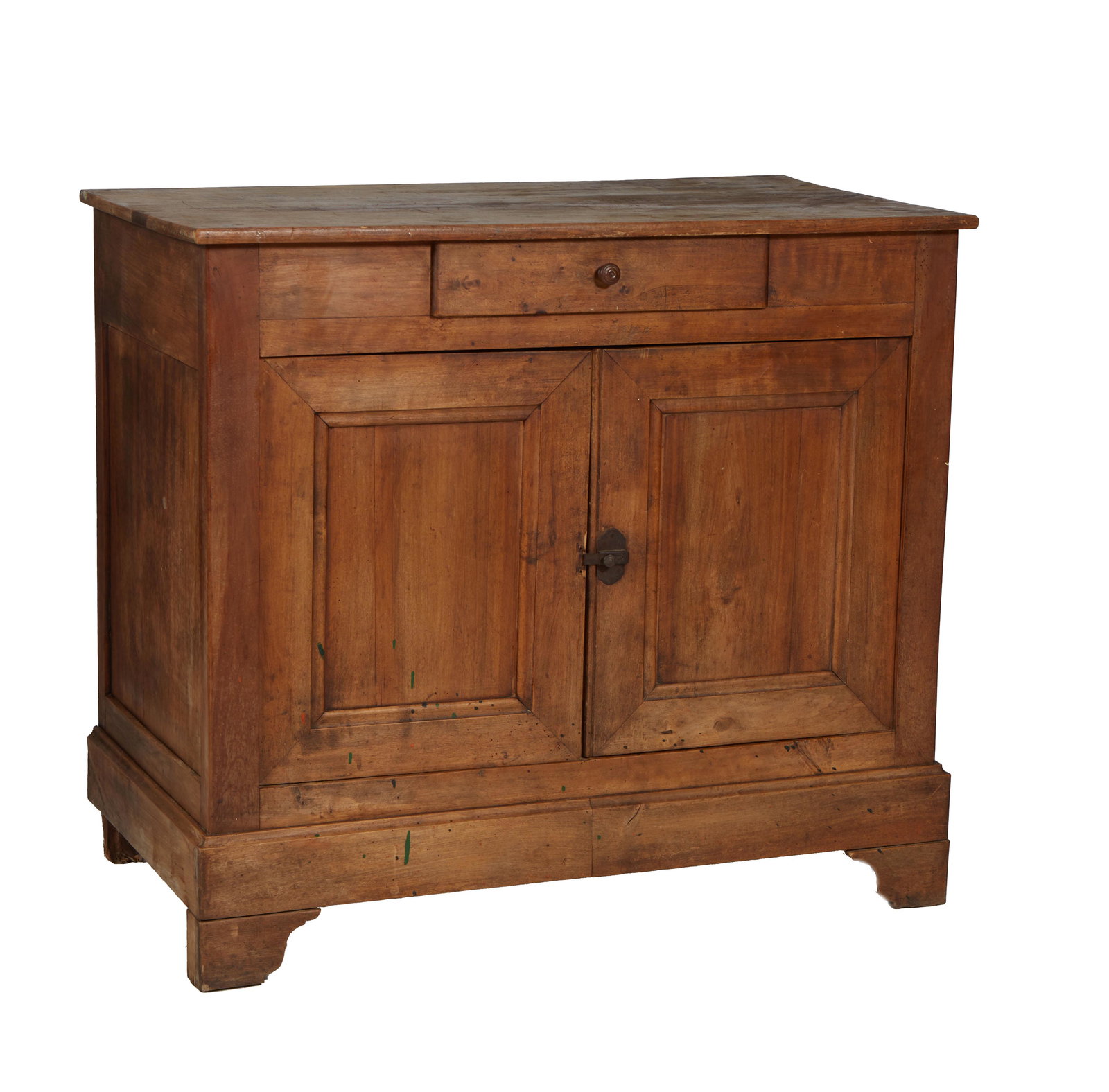 French Provincial Louis Philippe Carved Walnut Sideboard, the rectangular top over a central frieze (1 of 1)