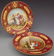 660: Pair of Austrian Royal Vienna Cabinet Plates, earl