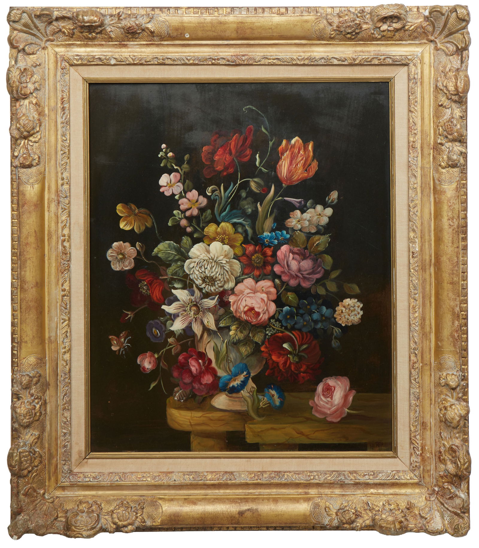 In the Manner of John Frederick Peto (American/Pennsylvania, 1854-1907), "Still Life of Flowers" (1 of 4)