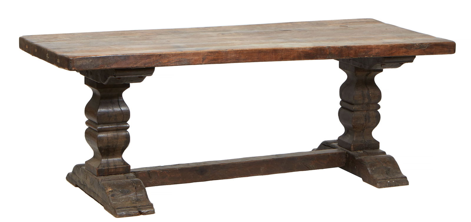 French Provincial Carved Oak Monastery Table, 19th C. (1 of 20)