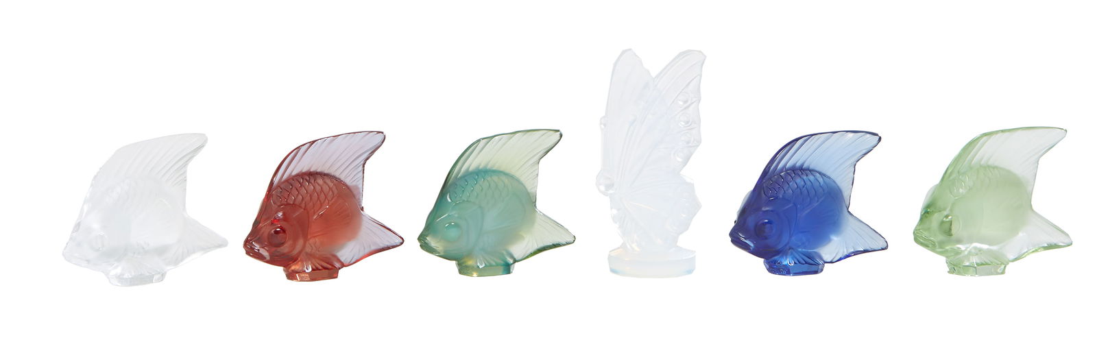 Group of French Art Glass Figurines, 20th C. (1 of 2)