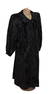 Full-Length Black Givenchy Beaver Fur Coat, Size 12/14