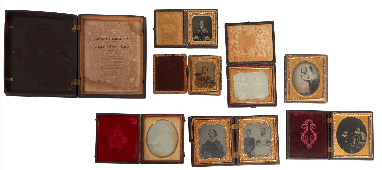 Group of Eight Antique Photographs, 19th c., Unused- H.- 6 1/8 in., W.- 5 in., D.- 1 in. (8 Pcs.) (1 of 11)