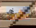 Randy Vanbeek (American, b. 1958), "Little Church on the Western Prairie," 1983, H.- 5 1/2 in., W.-