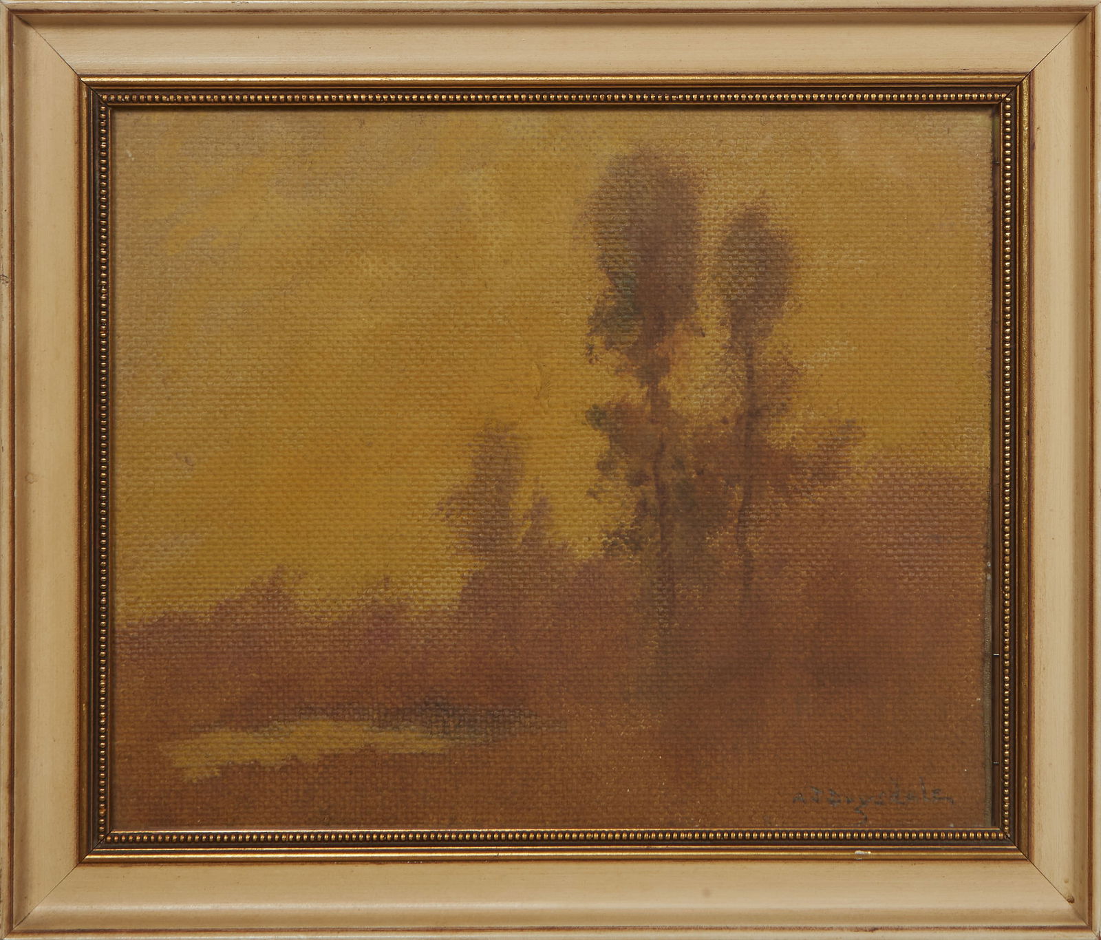 Alexander John Drysdale (American/Louisiana, 1870-1934), "Swamp Scene with Pine Trees," H.- 10 1/2 (1 of 4)