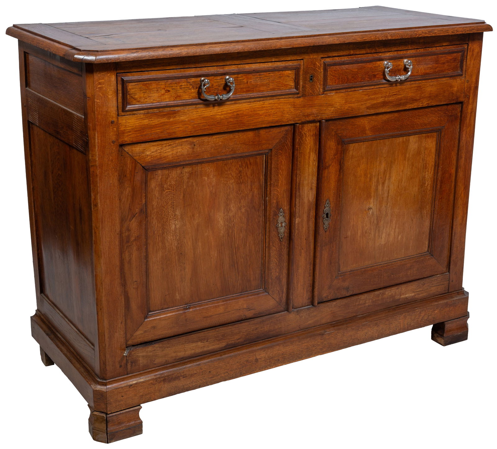 Louis Philippe Carved Oak Sideboard, 19th c., H.- 44 3/4 in., W.- 57 in., D.- 24 in. (1 of 1)