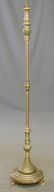 721: Carved Wood and Gesso Floor Lamp, c. 1940, on a kn