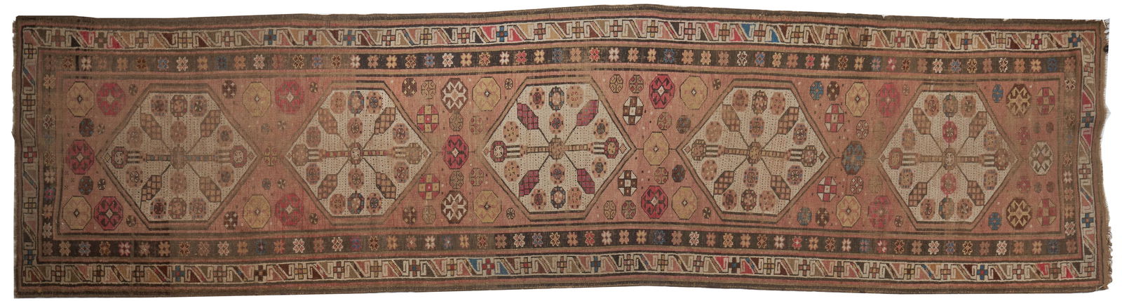 Semi-Antique Oriental Runner, 3' 6 x 14'. (1 of 1)