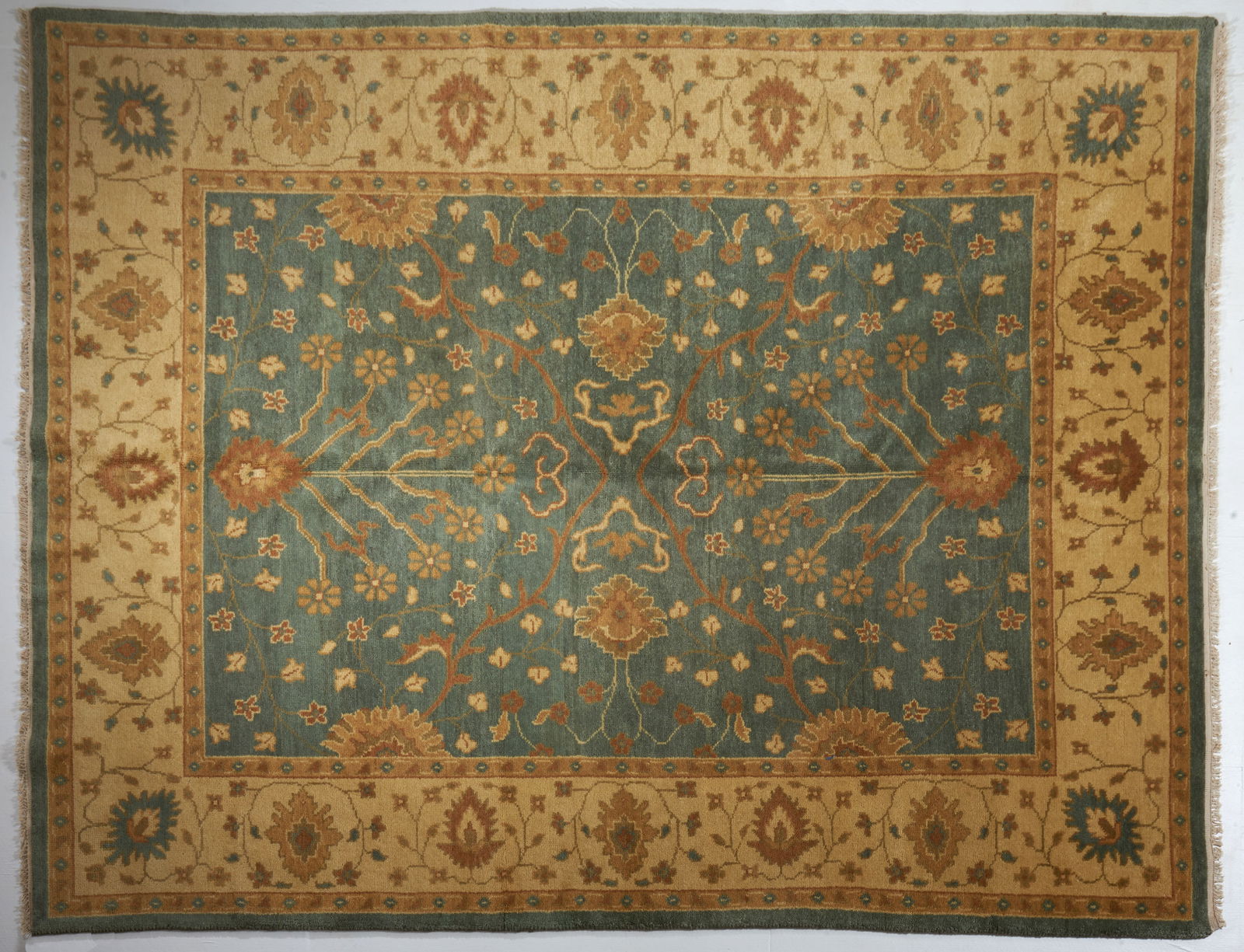 Turkish Angora Oushak Carpet, 8' x 10'. (1 of 1)