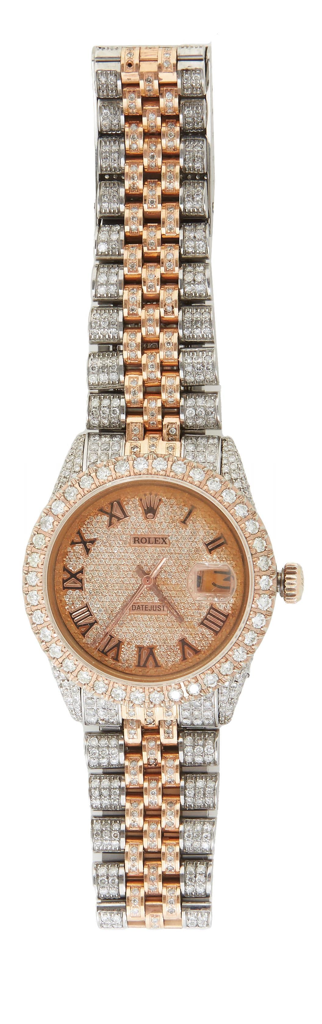 Man's 18K Yellow Gold and Steel 36mm Rolex Datejust Wrist Watch, Face - 36 mm. (1 of 4)