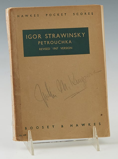 Igor Stravinsky (1882-1971), "Petrouchka," 1947 (1 of 7)