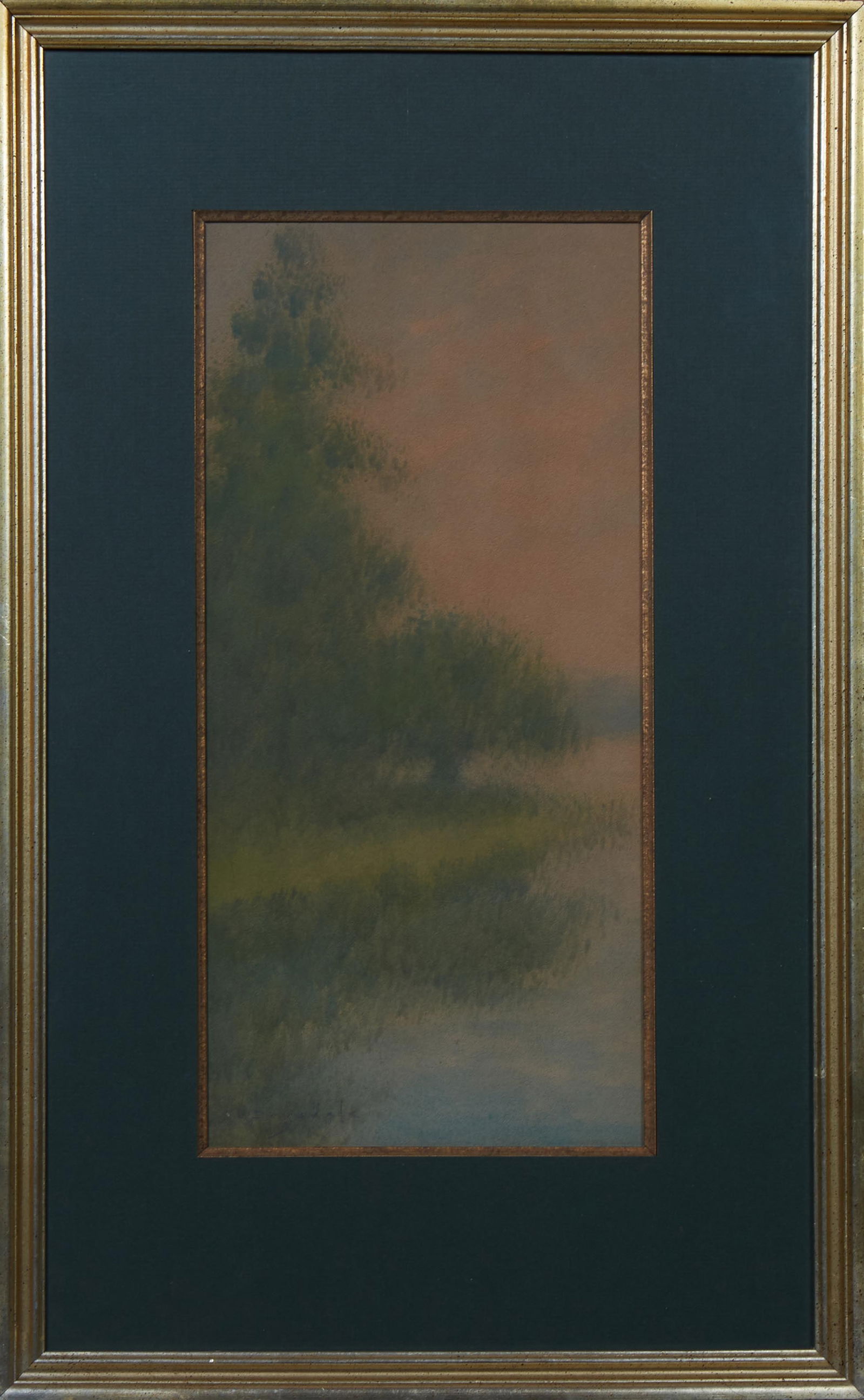 Alexander John Drysdale (American/Louisiana, 1870-1934), "Landscape with Live Oak Tree," H.- 18 5/8 (1 of 4)