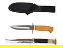 Pair of Hunting Knives, 21st c., Longer- L.- Blade- 6 1/2 in. (2 Pcs.)