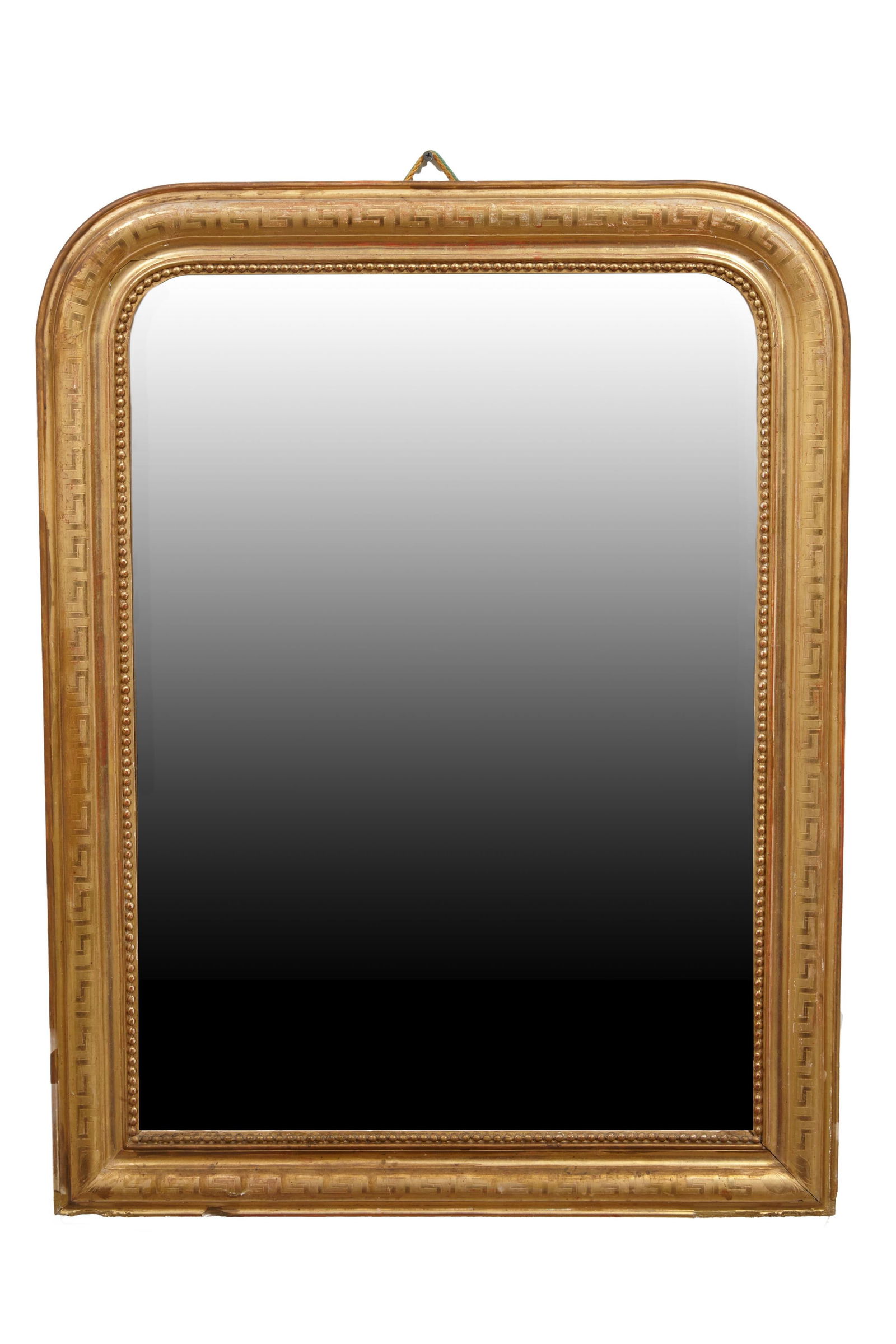 French Louis Philippe Giltwood and Gesso Mirror, mid 19th c., H.- 36 1/2 in., W.- 27 1/2 in. (1 of 11)