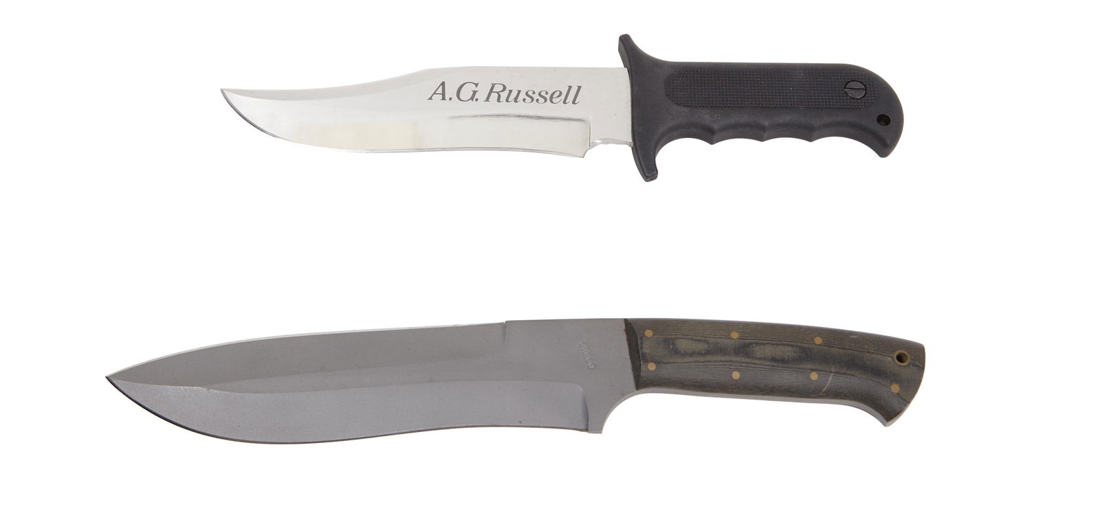 Two Custom Knives, Longer- L.- Blade- 7 1/2 in. (2 Pcs.) (1 of 3)