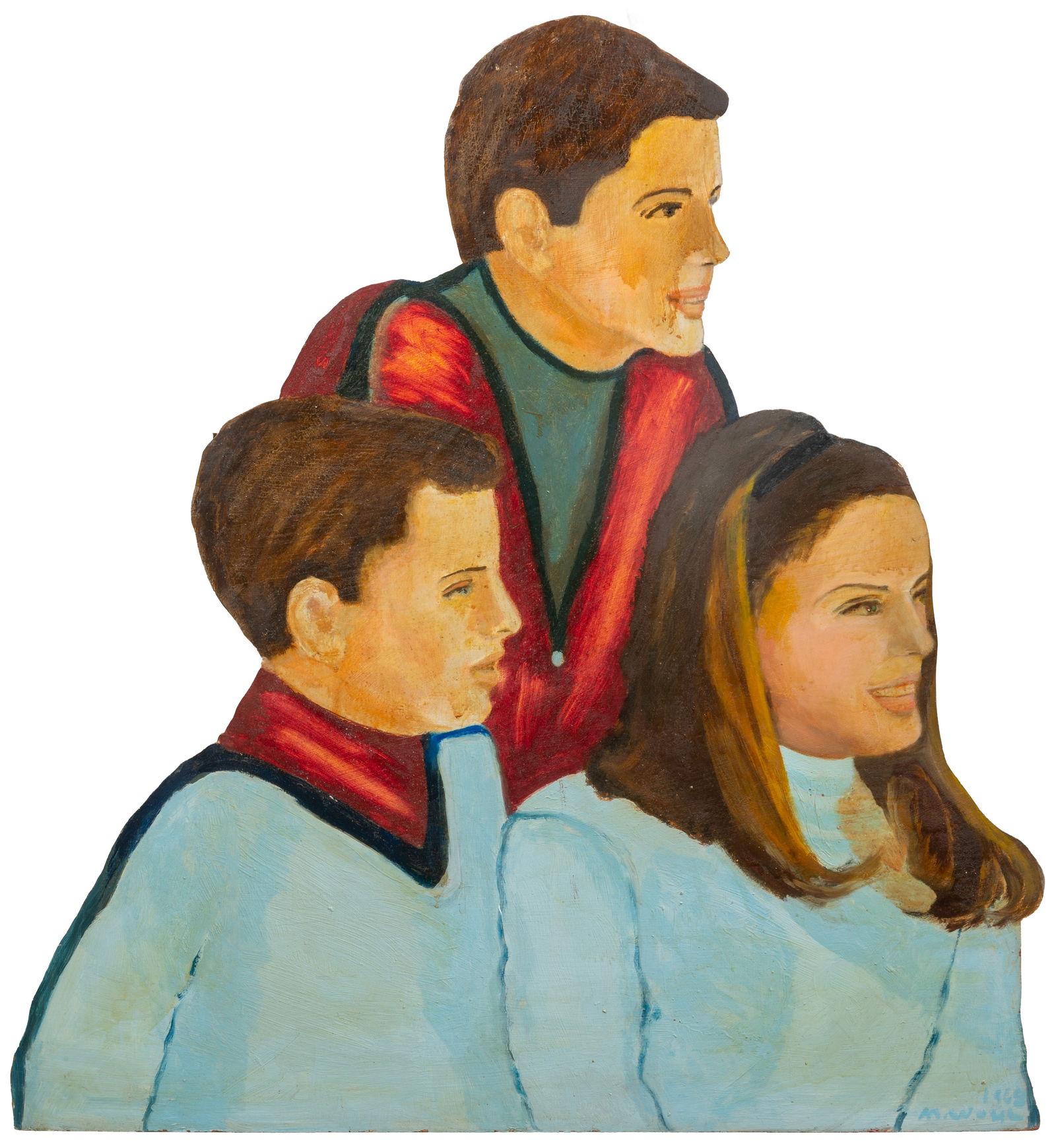 Mildred "Millie" Wohl (American/New Orleans 1906-1977), "The Kids," 1968, H.- 29 1/2 in., W.- 27 1/2 (1 of 4)