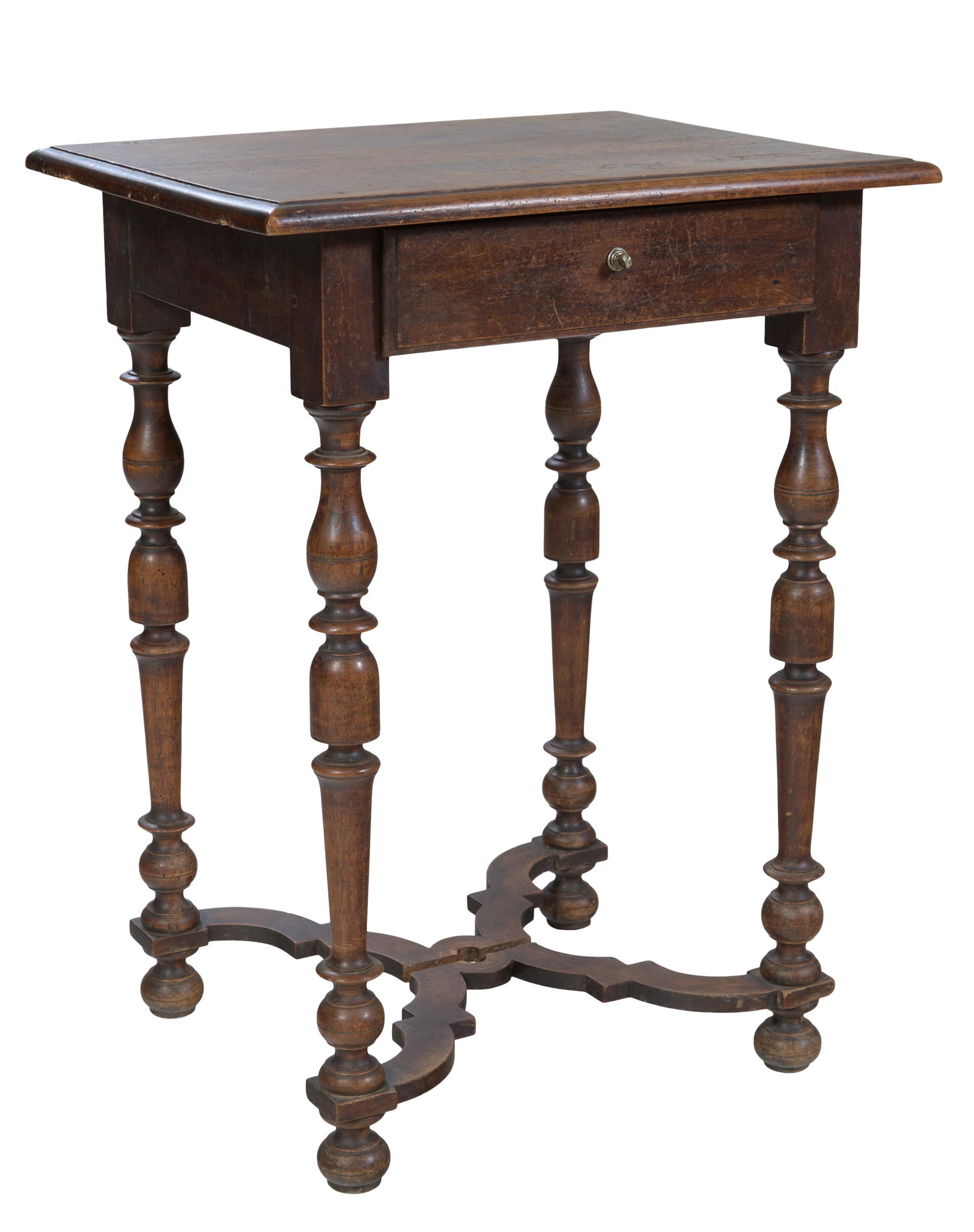 Louis XIV Style Writing Table, late 19th c., H.- 27 in., W.- 20 1/4 in., D.- 16 in. (1 of 2)