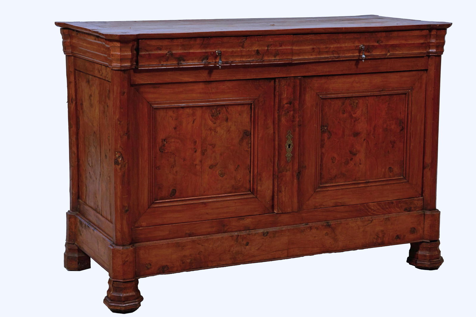 French Louis Philippe Walnut Sideboard, mid 19th c., H.- 41 1/4 in., W.- 59 3/4 in., D.- 25 1/2 in. (1 of 1)