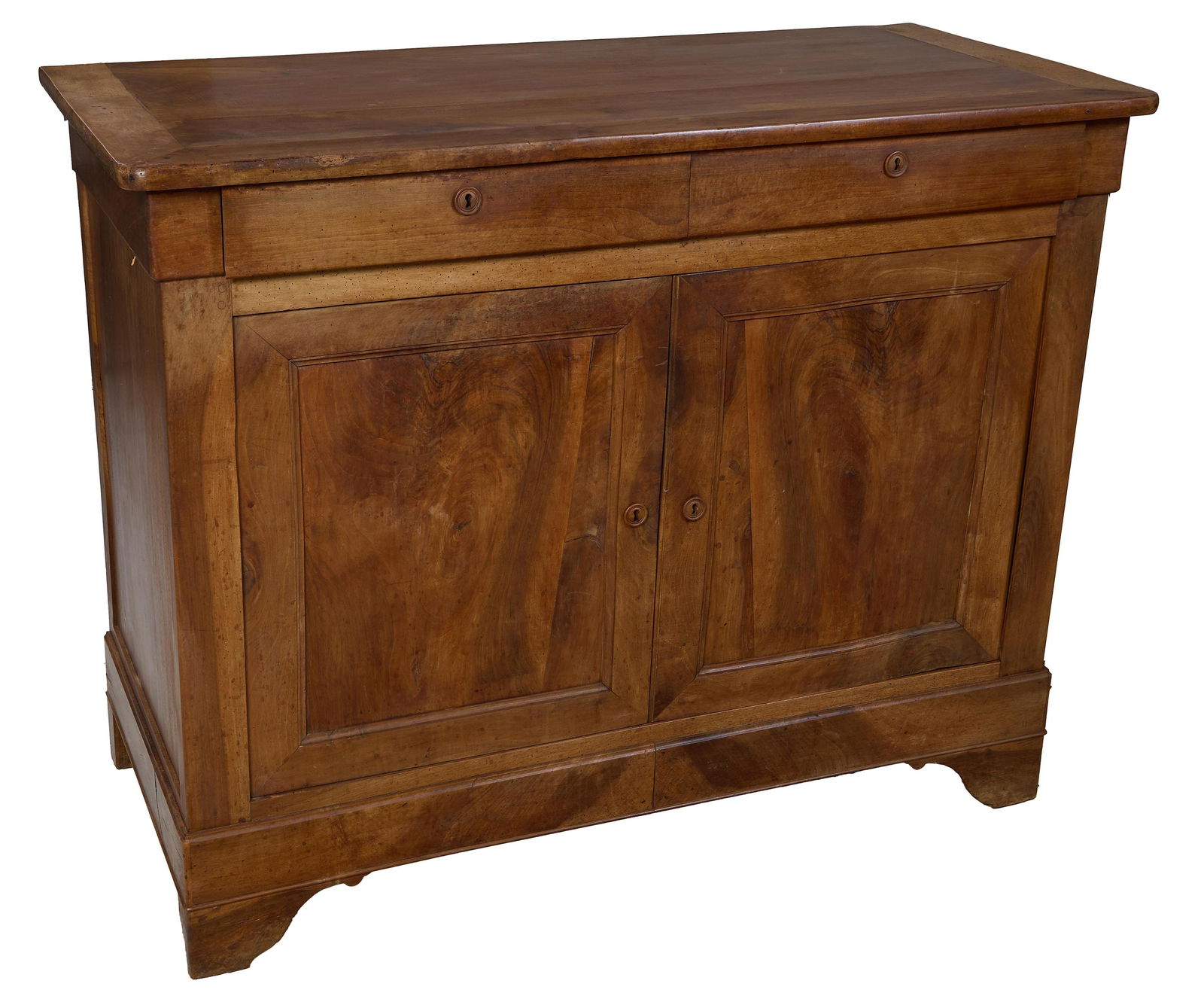 French Louis Philippe Walnut Sideboard, Mid 19th c., H.- 42 3/4 in., W.- 53 1/4 in., D.- 24 1/4 in. (1 of 1)