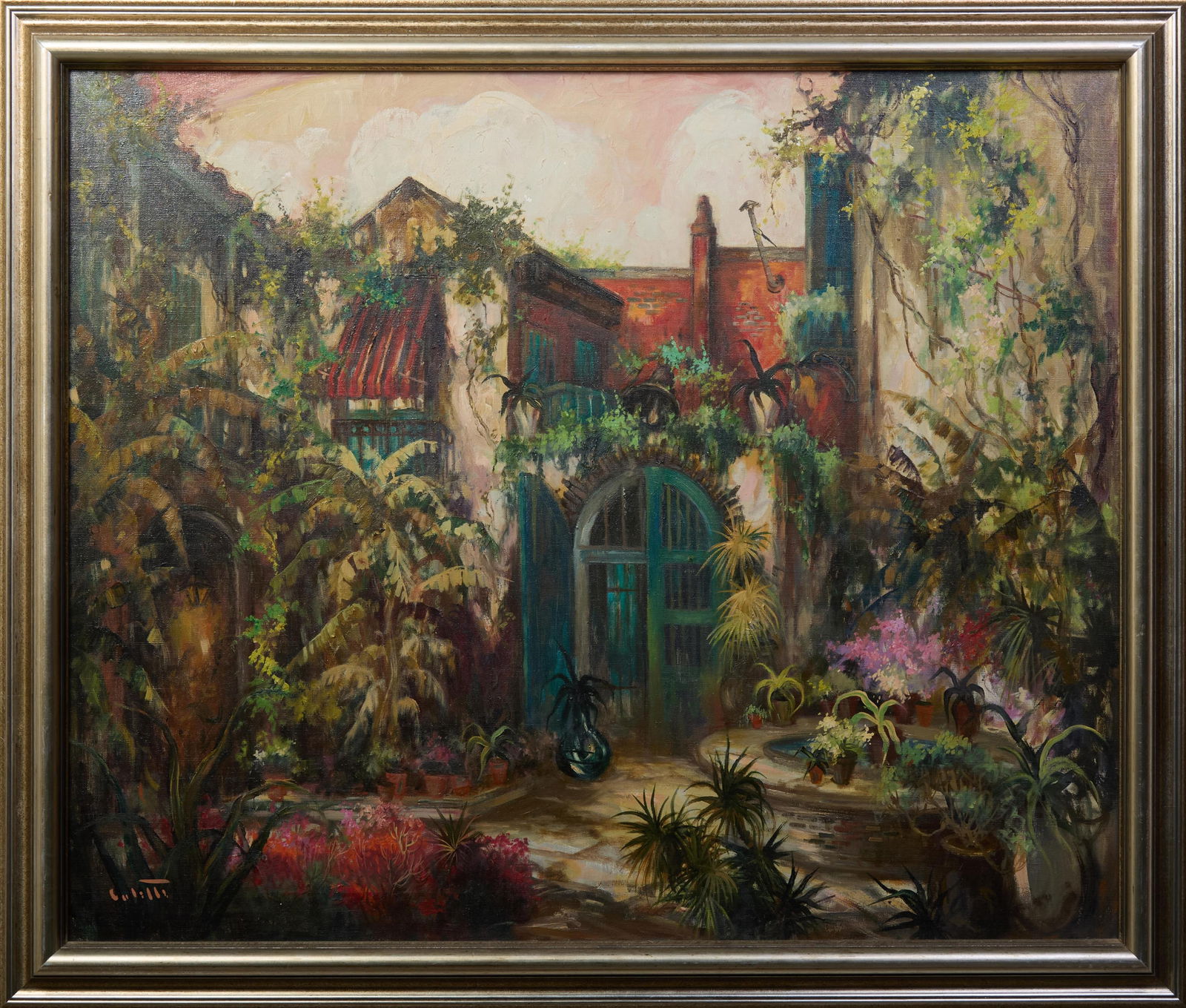 Colette Pope Heldner (New Orleans/Minnesota, 1902-1990), "Little Theatre St. Peter Street, Old (1 of 11)