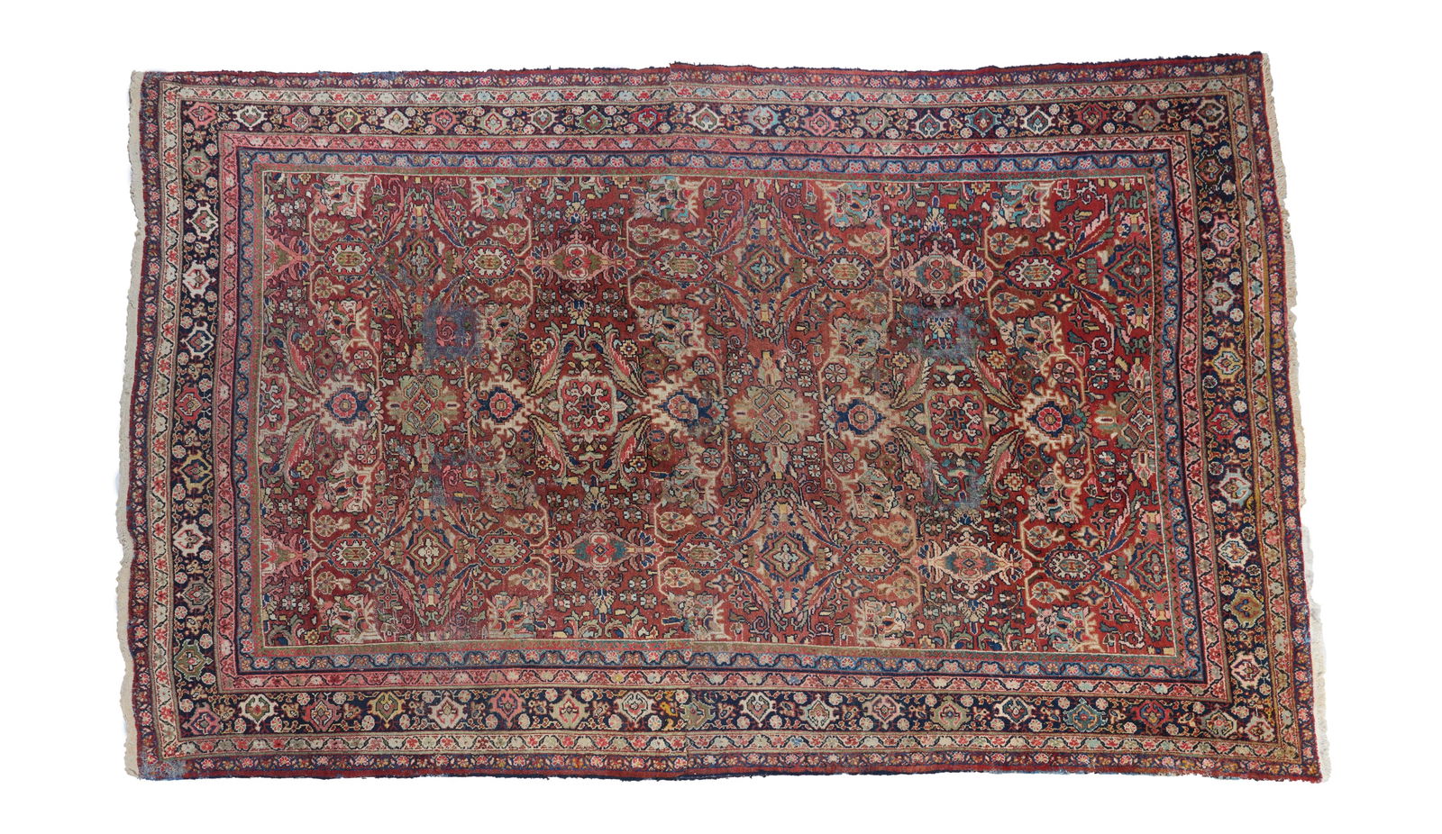 Semi-Antique Persian Mahal Carpet, 9' 10 x 14'. (1 of 2)