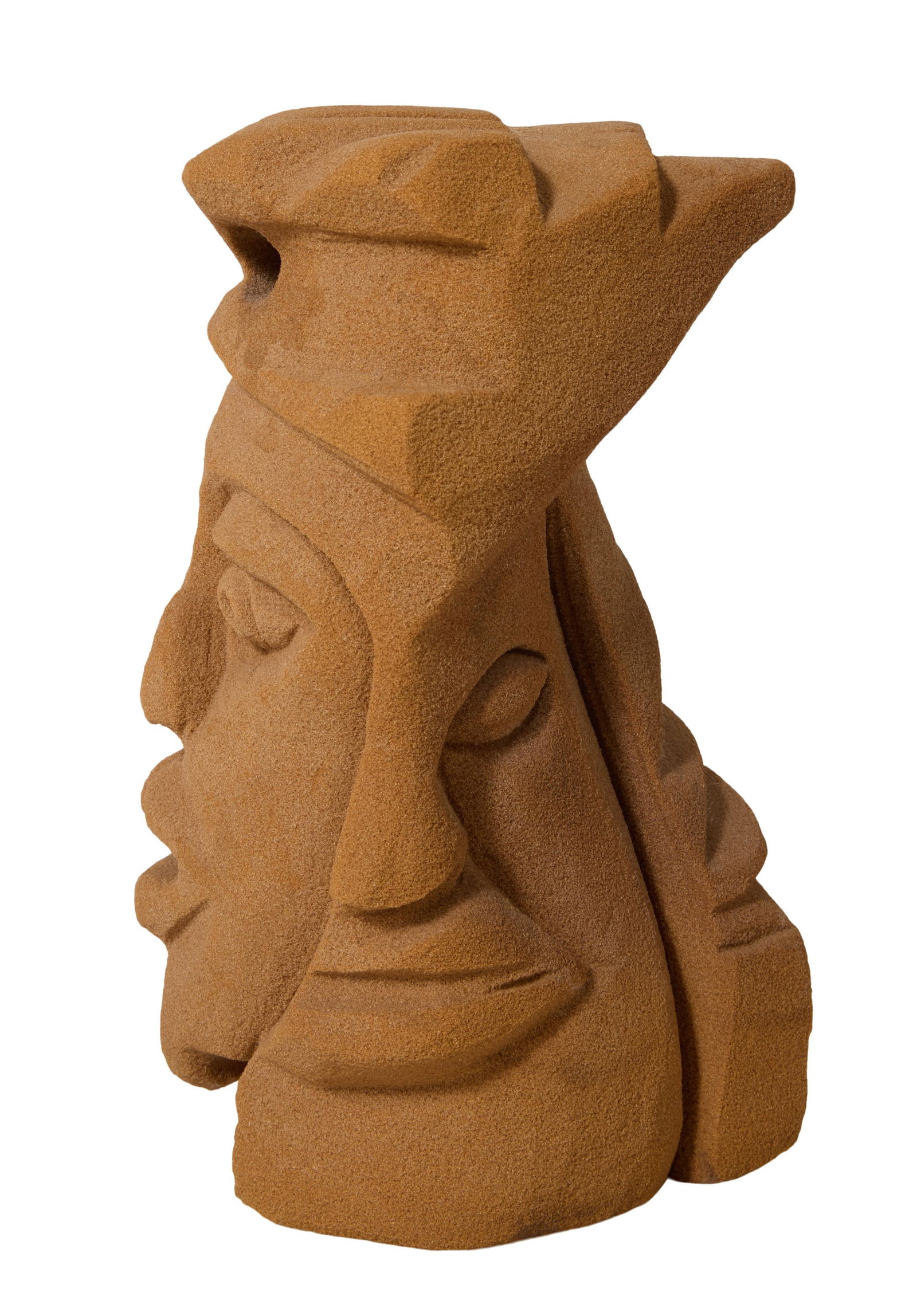 Lonnie B. Holley (Alabama, 1950), "Three Faces," 1999, H.- 19 3/4 in., W.- 10 in., D.- 9 in. (1 of 10)