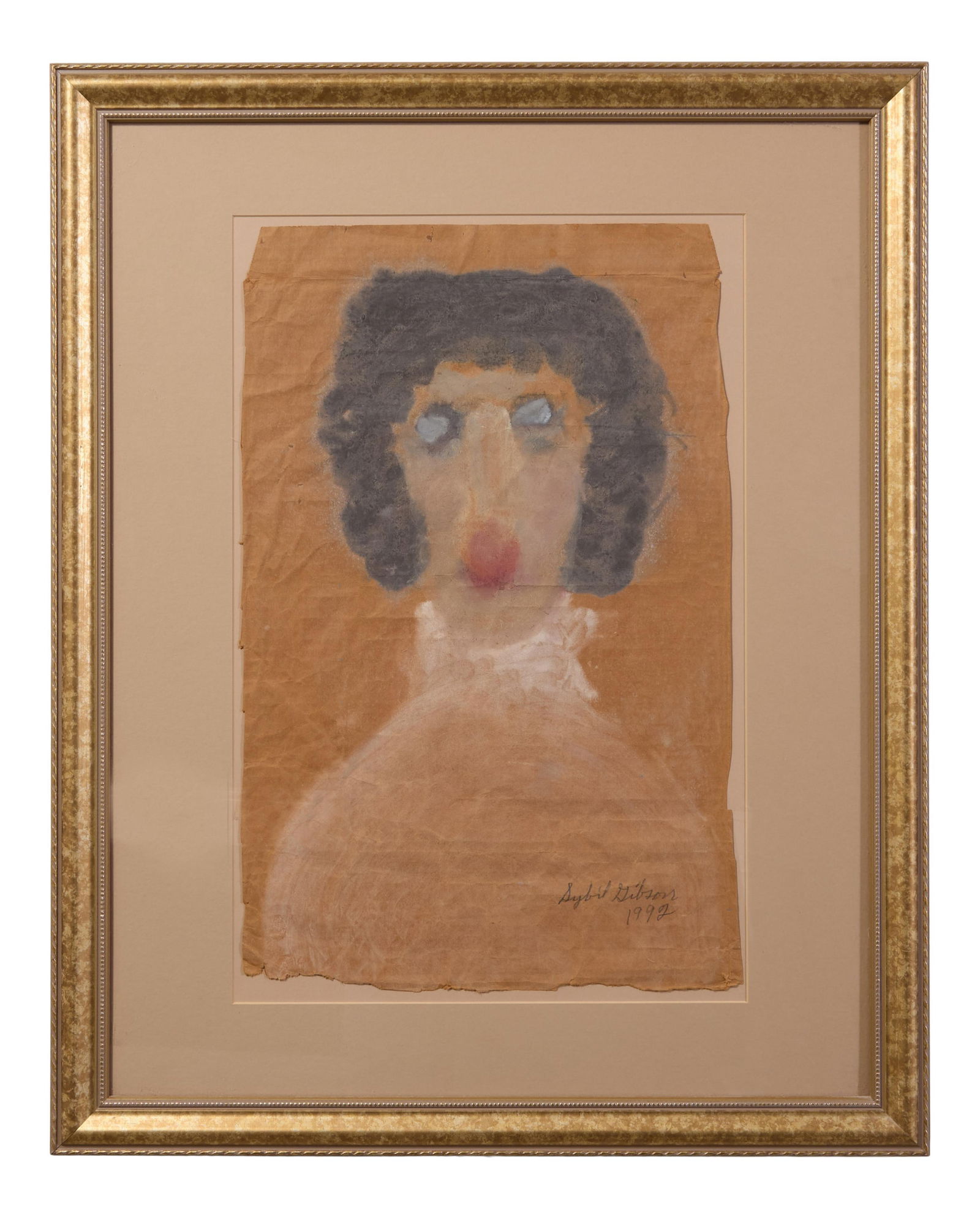 Sybil Deyarmon Gibson (American/Alabama, 1908-1995), "Portrait of a Lady," 1992, H.- 22 in., W.- 13 (1 of 6)