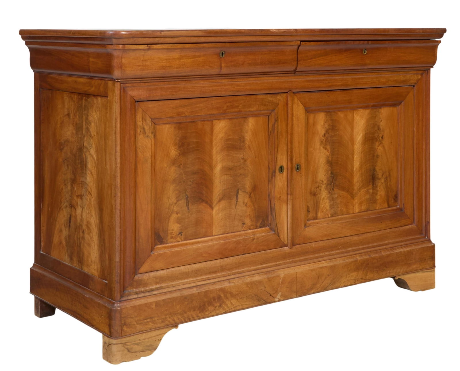 French Louis Philippe Walnut Sideboard, mid 19th c., H.- 43 in., W.- 64 in., D.- 27 1/2 in. (1 of 1)