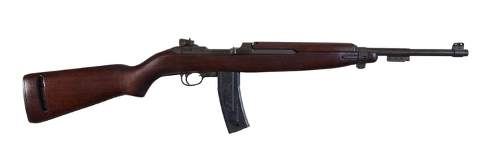 US Underwood .30 Caliber M1 Carbine Rifle, L.- Barrel- 18 in., Overall- 35 3/4 in.; Buttstock- H.- 4
