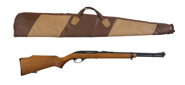 Marlin Firearms Co. .22 Caliber Glenfield Model 75 Rimfire Rifle, L.- Barrel- 17 3/4 in., Overall-