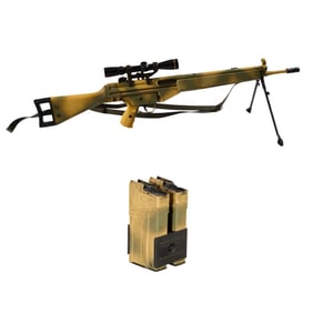 Heckler & Koch HK 91 Desert Camo 7.62X51 Caliber G3 Rifle, L.- Barrel- 18 in., Overall- 42 in.;