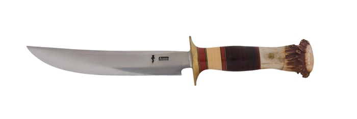 Behring Fighter Style Knife, 20th c., L.- Blade- 6 1/2 in.