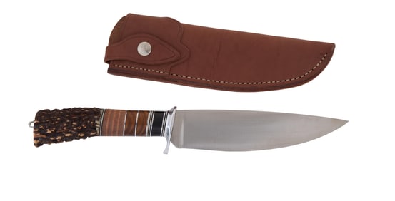 Scagel Bowie Knife, 20th c., L.- Blade- 7 in.