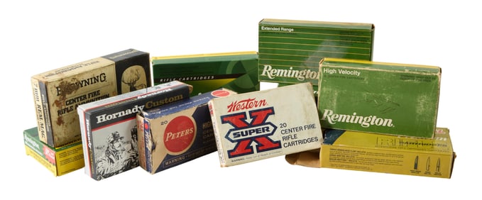 One Hundred Eighteen Rounds of 7mm Rem Magnum Ammunition, Remington Box- H.- 3 3/4in., W.- 6 1/2