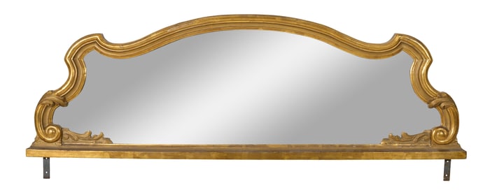 French Louis XVI Style Buffet Mirror, 20th c., H.- 23 in., W.- 69 in.