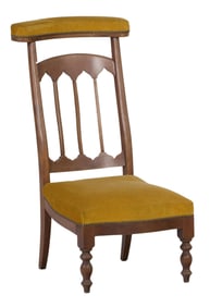 French Louis Philippe Cherry Prie Dieu, late 19th c., H.- 32 in., W.- 18 1/2 in., D.- 22 in.