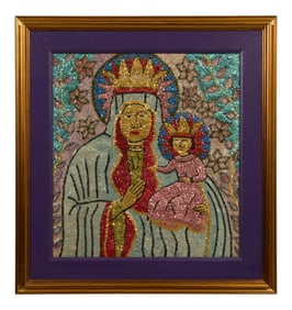 Haitian School, "Erzulie Freda, Voodoo Goddess of Love/Protectress of Children," 20th c., Sight- H.-