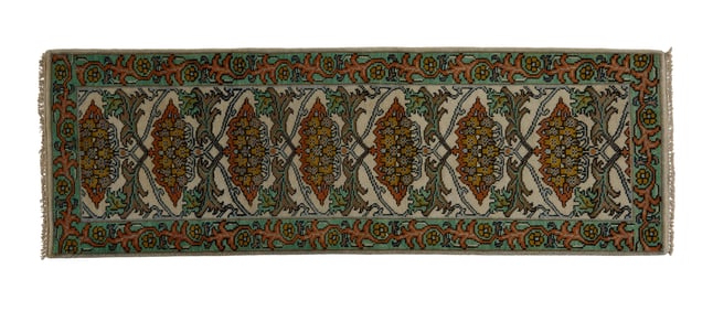 William Morris Arts & Crafts Runner, 2' 8 x 7' 10.