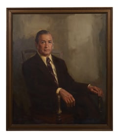 Steve Moppert (American/Louisiana, b. 1950), "Portrait of William Eugene Morse, Sr., " 1975, H.- 40