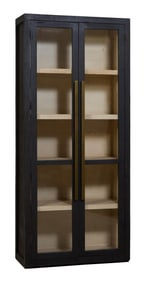 Contemporary Cerused Mahogany Bookcase, 21st c., H.- 96 in., W.- 42 1/2 in., D.- 18 in.