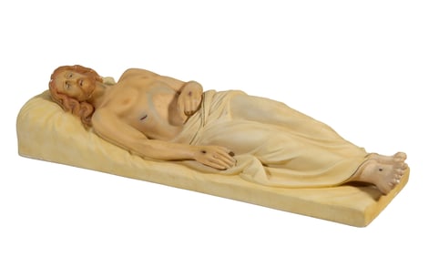 American Plaster Corpus Christi, 20th c., H.- 10 in., W.- 44 in., D.- 14 in.