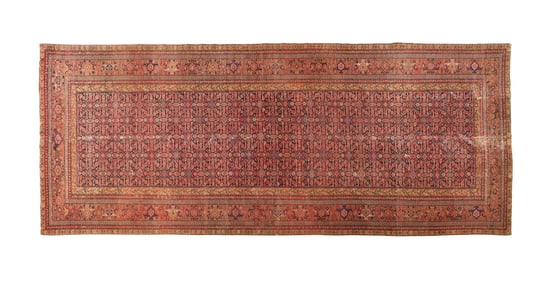 Large Semi-Antique Oriental Runner, 7' x 15' 11.
