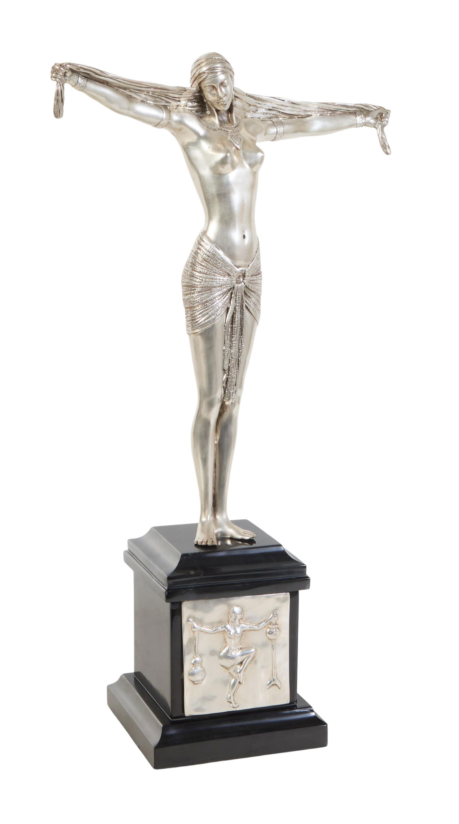 After Dimitri Chiparus (Romanian/French, 1886-1947), "Dancer of Kapurthala," H.- 27 1/2 in., W.- 16 (1 of 5)