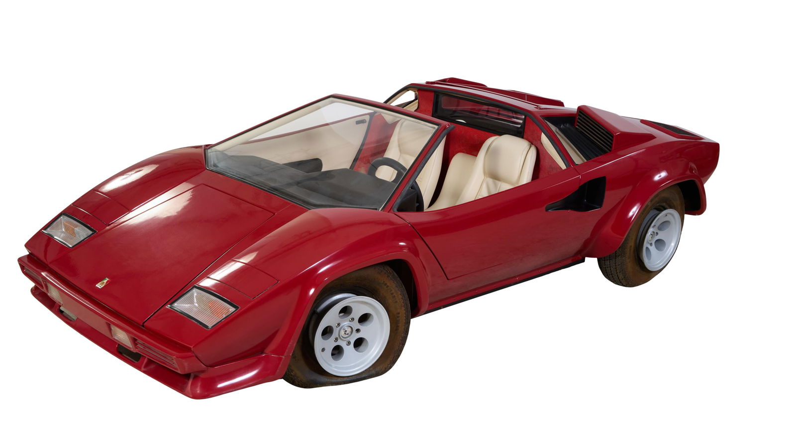 Italian Agostini Lamborghini Countach Junior Children's Car, Ca. 1985, H.- 34 in., W.- 52 in., L.- (1 of 20)