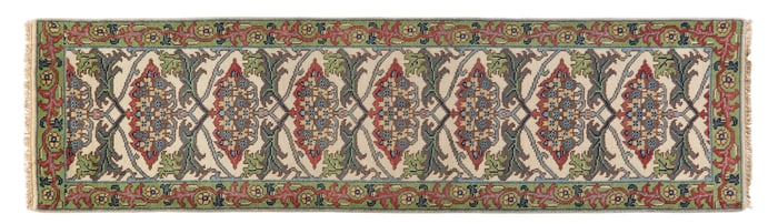 William Morris Arts & Crafts Runner, 2' 9 x 9' 10.