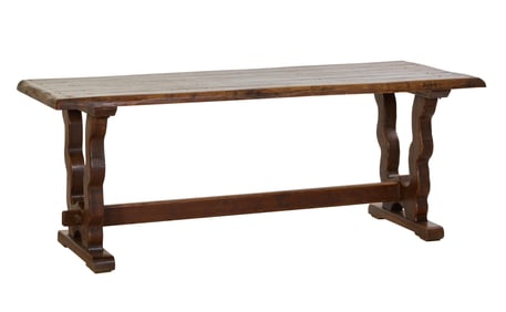 Antique Provincial Oak Refectory Table, 19th c., H.- 30 in., W.- 78 in., D.- 33 1/2 in.