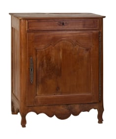 French Louis XV Style Cherry Confiturier, 19th c., H.- 44 3/4 in., W.- 38 in. D.- 26 1/4 in.